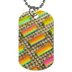 Colors Color Live Texture Macro Dog Tag (one Side)
