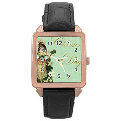 Christening 976872 1280 Rose Gold Leather Watch  by vintage2030