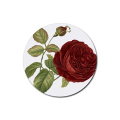 Rose 1077964 1280 Rubber Round Coaster (4 Pack)  by vintage2030