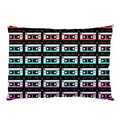 Three Color Ombre Cassette Pillow Case (two Sides) by snowwhitegirl