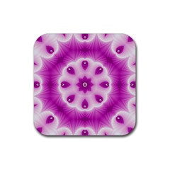 Pattern Abstract Background Art Rubber Coaster (square)  by Simbadda