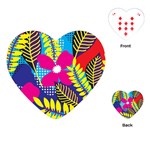 Design Decoration Decor Floral Pattern Playing Cards (Heart)