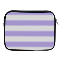 Bold Stripes Soft Purple Pattern Apple Ipad 2/3/4 Zipper Cases