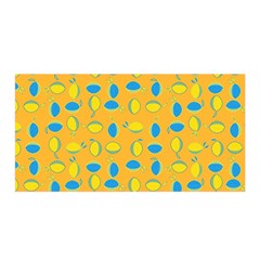 Lemons Ongoing Pattern Texture Satin Wrap by Celenk