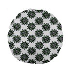 Graphic Pattern Flowers Standard 15  Premium Round Cushions Front