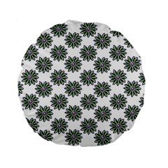 Graphic Pattern Flowers Standard 15  Premium Flano Round Cushions by Celenk