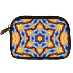 Pattern Abstract Background Art Digital Camera Leather Case by Celenk