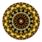Pattern Abstract Background Art Round Mousepads