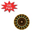 Pattern Abstract Background Art 1  Mini Buttons (100 pack) 
