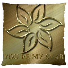 You Are My Star Large Cushion Case (two Sides) by NSGLOBALDESIGNS2