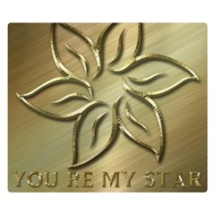 You Are My Star Double Sided Flano Blanket (small)  by NSGLOBALDESIGNS2