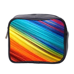 Rainbow Mini Toiletries Bag (two Sides) by NSGLOBALDESIGNS2