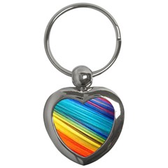 Rainbow Key Chains (heart)  by NSGLOBALDESIGNS2
