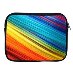 Rainbow Apple Ipad 2/3/4 Zipper Cases by NSGLOBALDESIGNS2