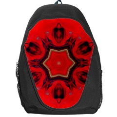 Chakra Art Heart Healing Red Backpack Bag by Simbadda