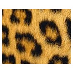 Animal Print Leopard Double Sided Flano Blanket (medium)  by NSGLOBALDESIGNS2