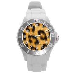 Animal Print 3 Round Plastic Sport Watch (l) by NSGLOBALDESIGNS2