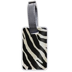 Zebra Print Luggage Tags (one Side)  by NSGLOBALDESIGNS2