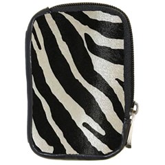 Zebra Print Compact Camera Leather Case by NSGLOBALDESIGNS2