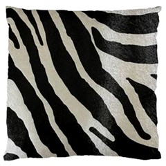 Zebra Print Large Cushion Case (one Side) by NSGLOBALDESIGNS2