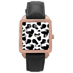 Cheetah Print Rose Gold Leather Watch  by NSGLOBALDESIGNS2