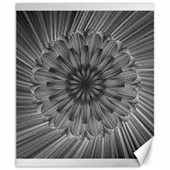 Sunflower Print Canvas 8  X 10  by NSGLOBALDESIGNS2