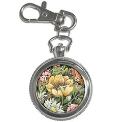 Retro Vintage Floral Key Chain Watches by dressshop