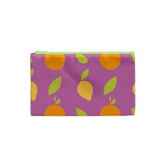 Seamlessly Pattern Fruits Fruit Cosmetic Bag (xs) by Nexatart