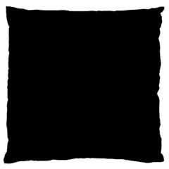 Define Black Standard Flano Cushion Case (one Side)