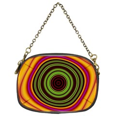 Digital Art Background Yellow Red Chain Purse (one Side) by Sapixe