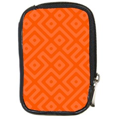 Seamless Pattern Design Tiling Compact Camera Leather Case