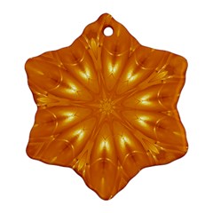 Kaleidoscopic Flower Snowflake Ornament (two Sides) by yoursparklingshop