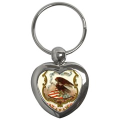 Historical Coat Of Arms Of Alabama Key Chains (heart)  by abbeyz71