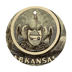 State Seal Of Arkansas, 1853 Ornament (round) by abbeyz71