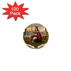 Historical Coat Of Arms Of California 1  Mini Magnets (100 Pack)  by abbeyz71