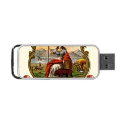 Historical Coat Of Arms Of California Portable Usb Flash (one Side) by abbeyz71