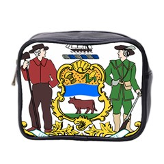 Delaware Coat Of Arms Mini Toiletries Bag (two Sides) by abbeyz71