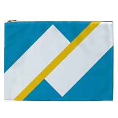 Flag Of The Franco-yukonnais Cosmetic Bag (xxl) by abbeyz71