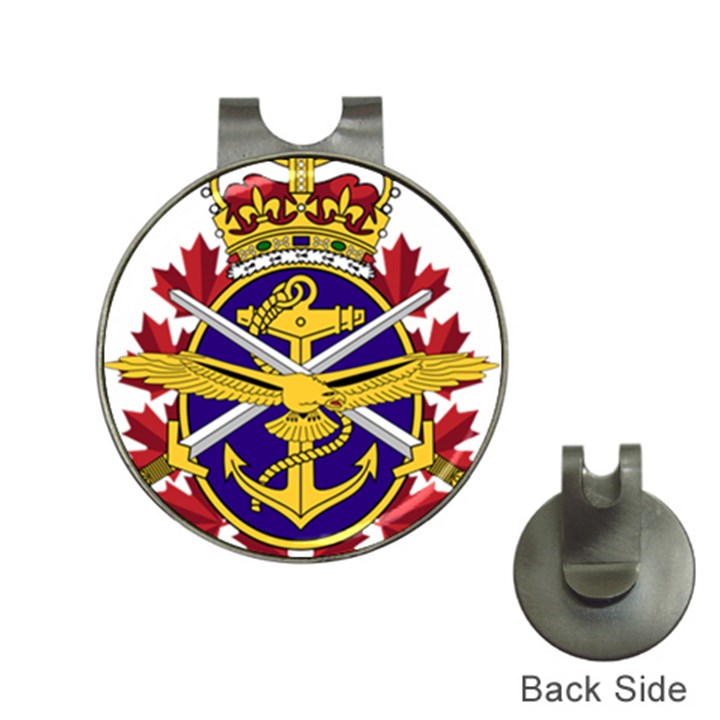 Badge of Canadian Armed Forces Hat Clips with Golf Markers