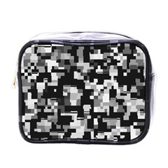 Noise Texture Graphics Generated Mini Toiletries Bag (one Side) by Sapixe