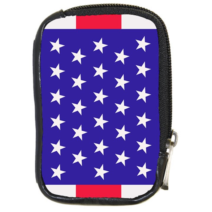 Day Independence July Background Compact Camera Leather Case
