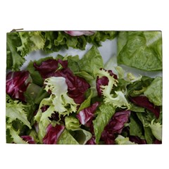 Salad Lettuce Vegetable Cosmetic Bag (xxl) by Sapixe
