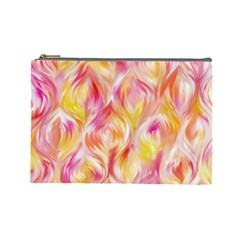 Pretty Painted Pattern Pastel Cosmetic Bag (large)