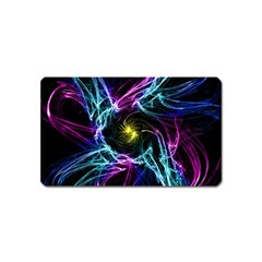 Abstract Art Color Design Lines Magnet (name Card) by Sapixe