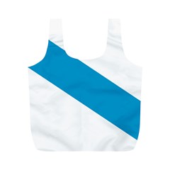 Civil Flag Of Galicia Full Print Recycle Bag (m) by abbeyz71
