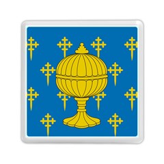 Flag Of Kingdom Of Galicia, 16th Century Memory Card Reader (square) by abbeyz71