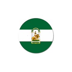 Flag Of Andalusia Golf Ball Marker by abbeyz71