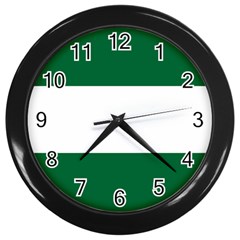 Flag Of Andalusia Wall Clock (black) by abbeyz71