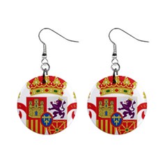 Coat Of Arms Of Spain Mini Button Earrings by abbeyz71