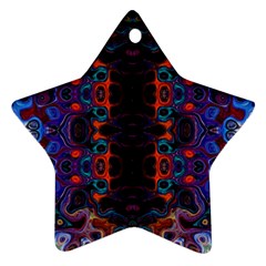 Kaleidoscope Art Pattern Ornament Ornament (star)
